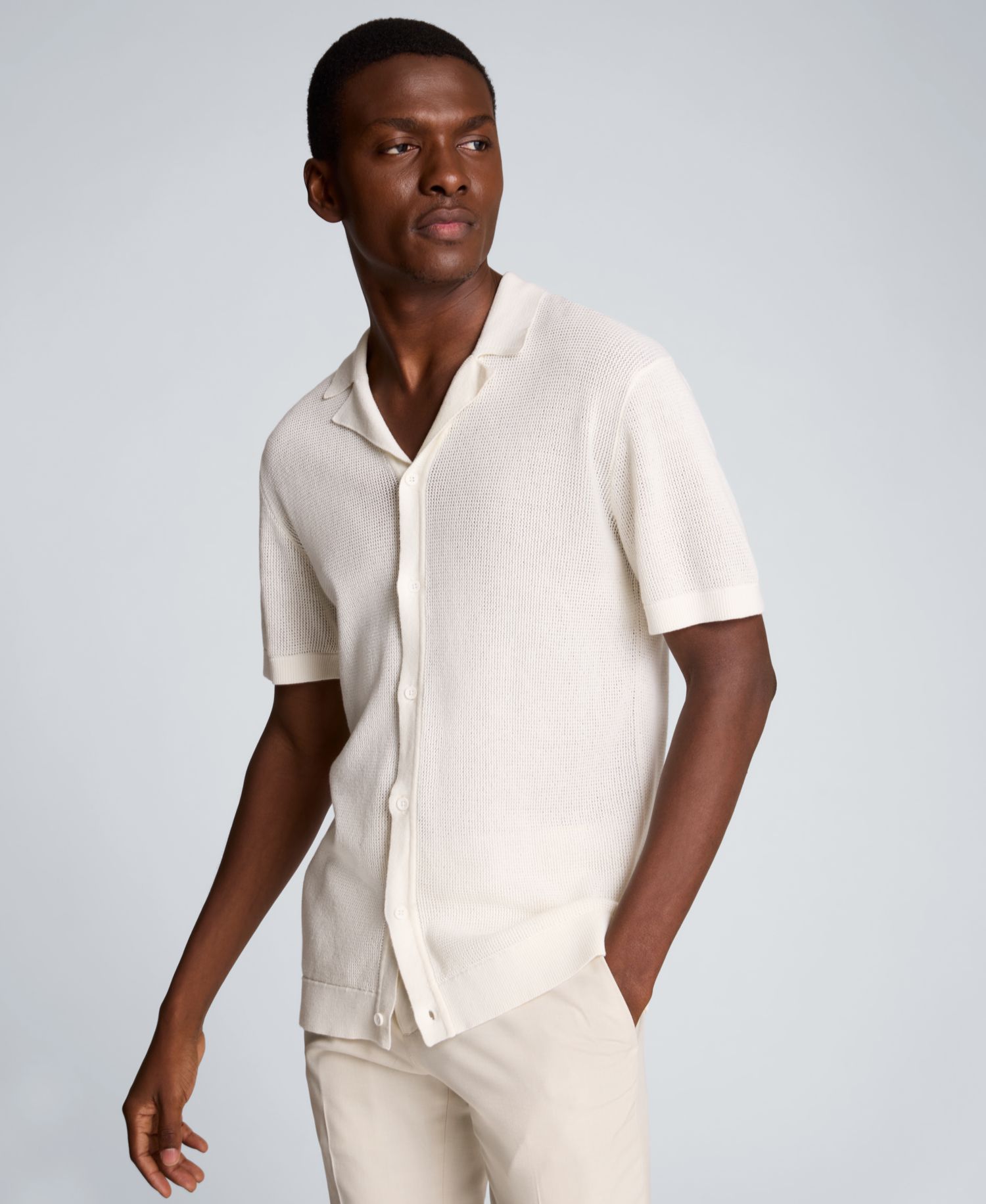 Men's Sport Assorted Plain Classic Camp Shirt