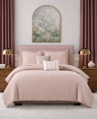 Chambray with Reverse Stripe 5-Piece Comforter Sets