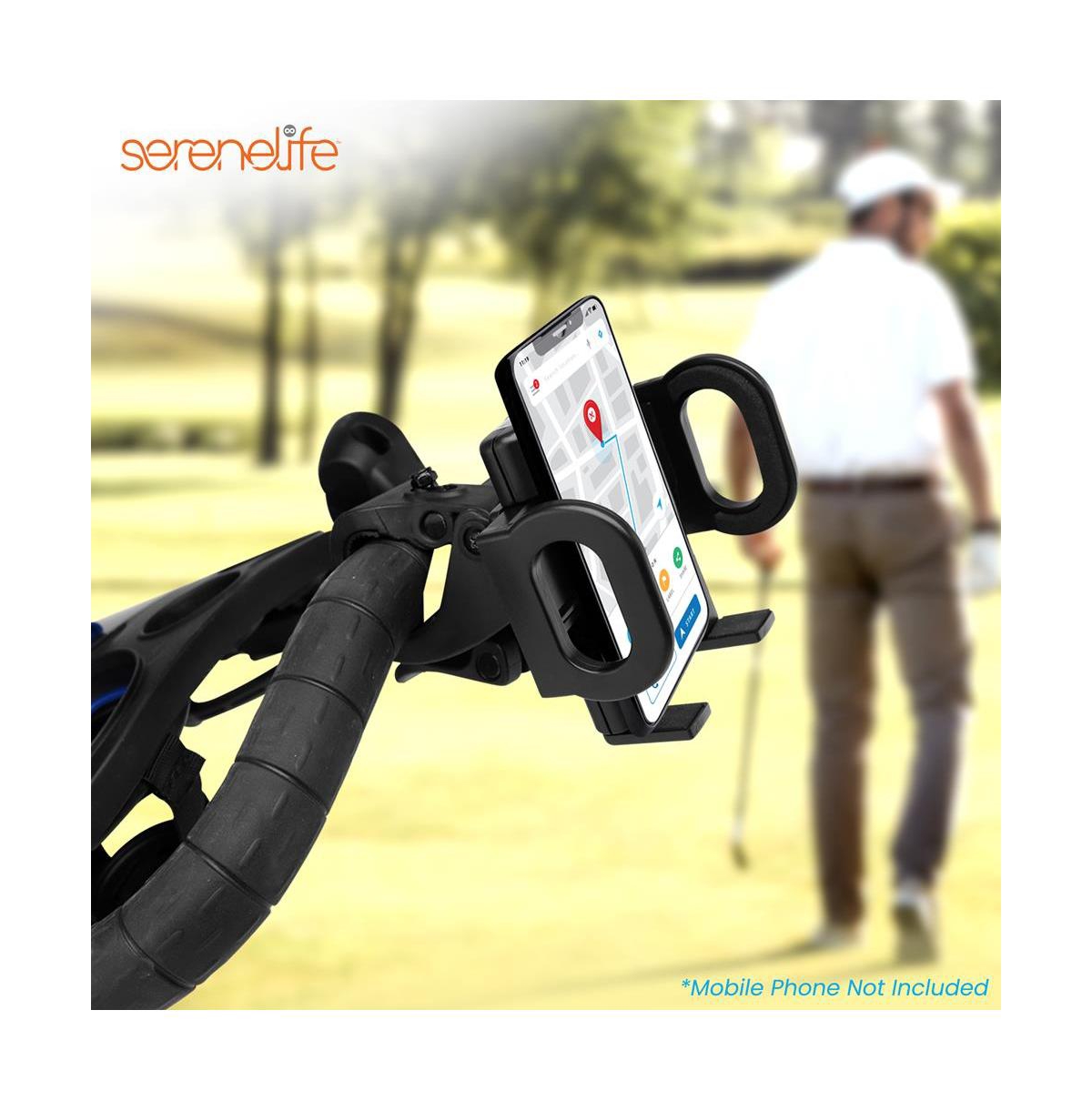 SereneLife Golf Cart Universal Gps Holder - Fits Gps, Pda's & Mobile Devices