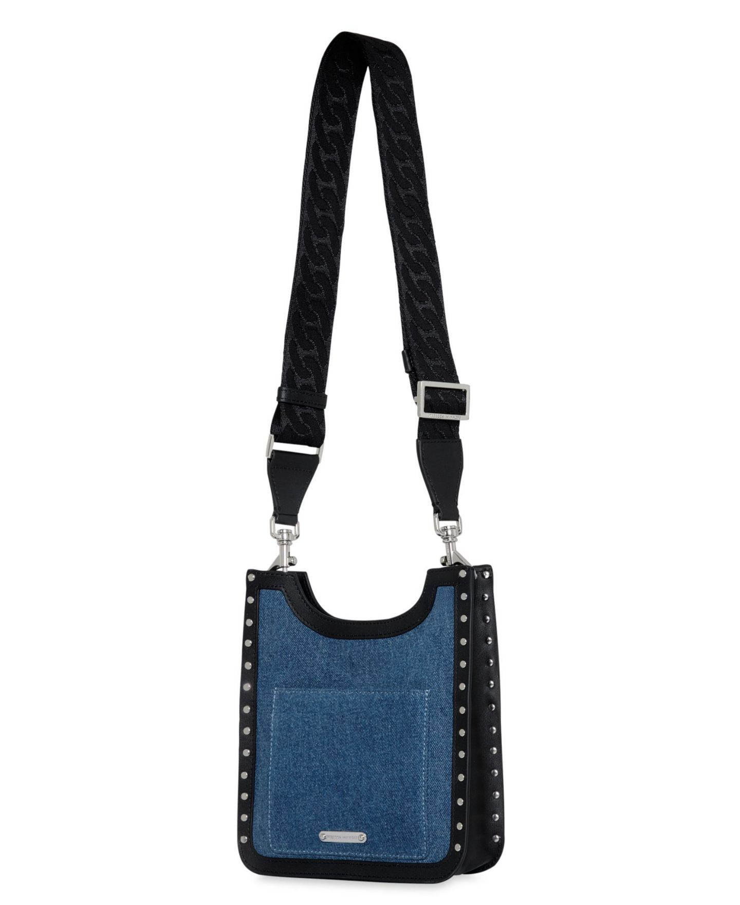 Женская сумка Rebecca Minkoff Darren Mini Denim Shoulder Handbag, цвет: Джинсовый — фото 2