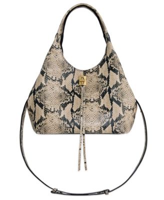 Darren Small Leather Snake Carrysome Crossbody Handbag