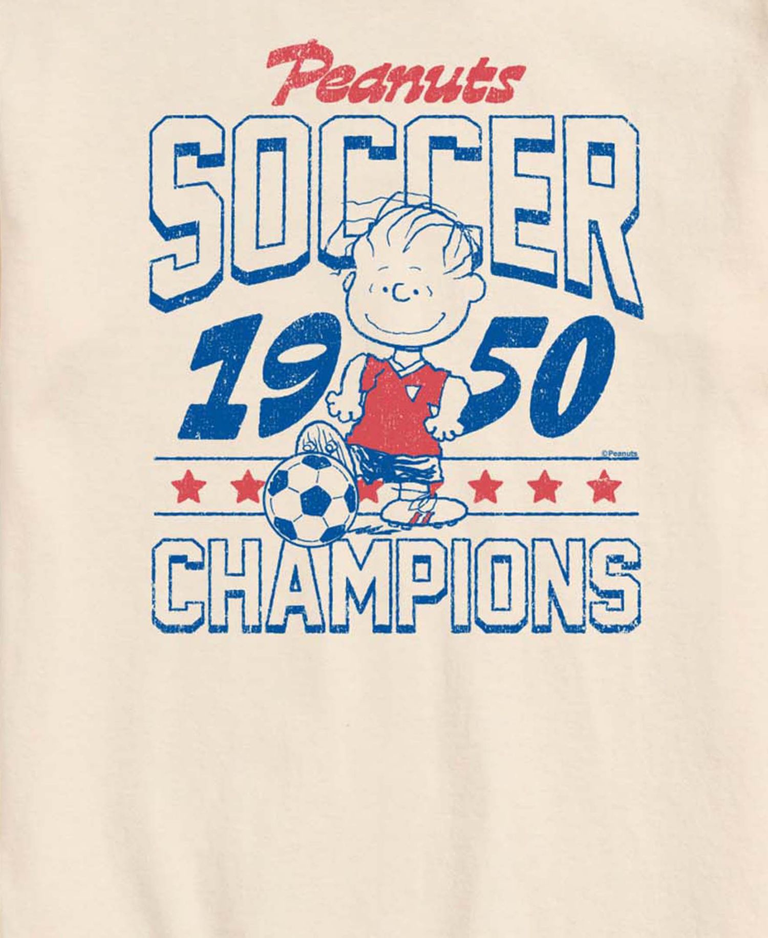 Men's Peanuts Linus Soccer Short-Sleeve Graphic T-Shirt
