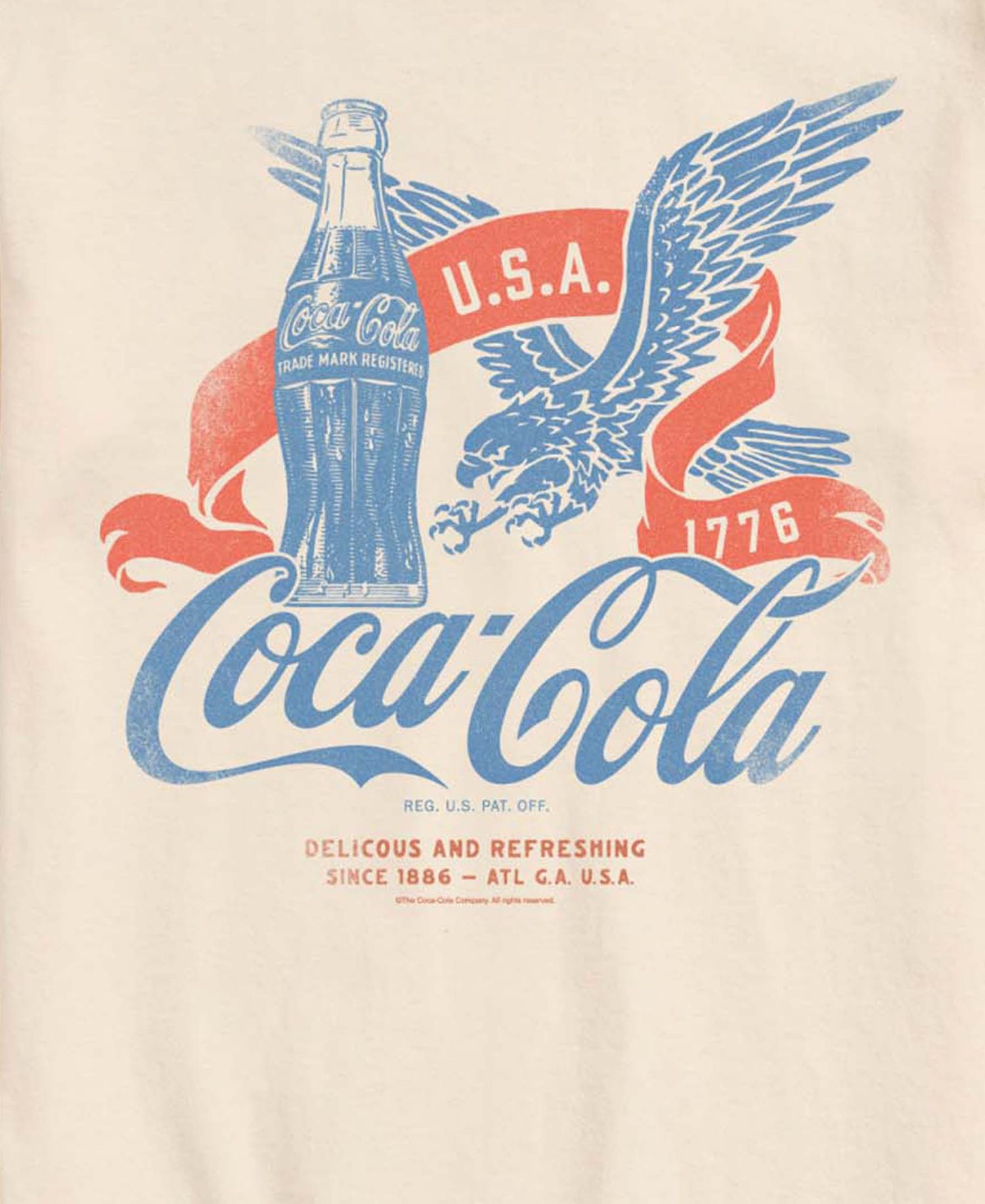 Men's Coca-Cola USA Eagle Short-Sleeve Graphic T-Shirt