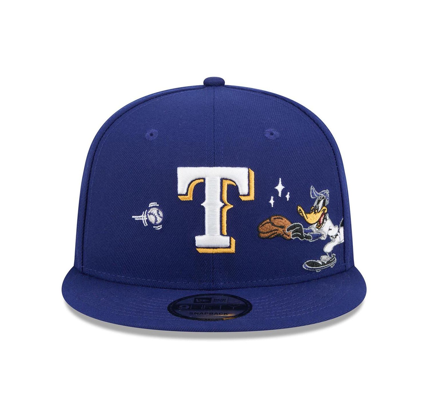 Men's Royal Texas Rangers Looney Tunes Daffy Duck 9FIFTY Snapback Hat