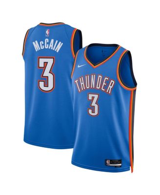 Men's and Women's Jared McCain Blue Oklahoma City Thunder Icon Edition Swingman Jersey