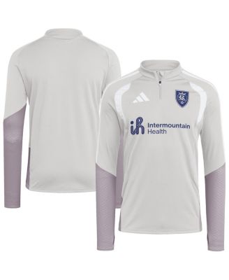Men's Silver Real Salt Lake 2026 Tiro Competition Quarter-Zip Training Sweatshirt