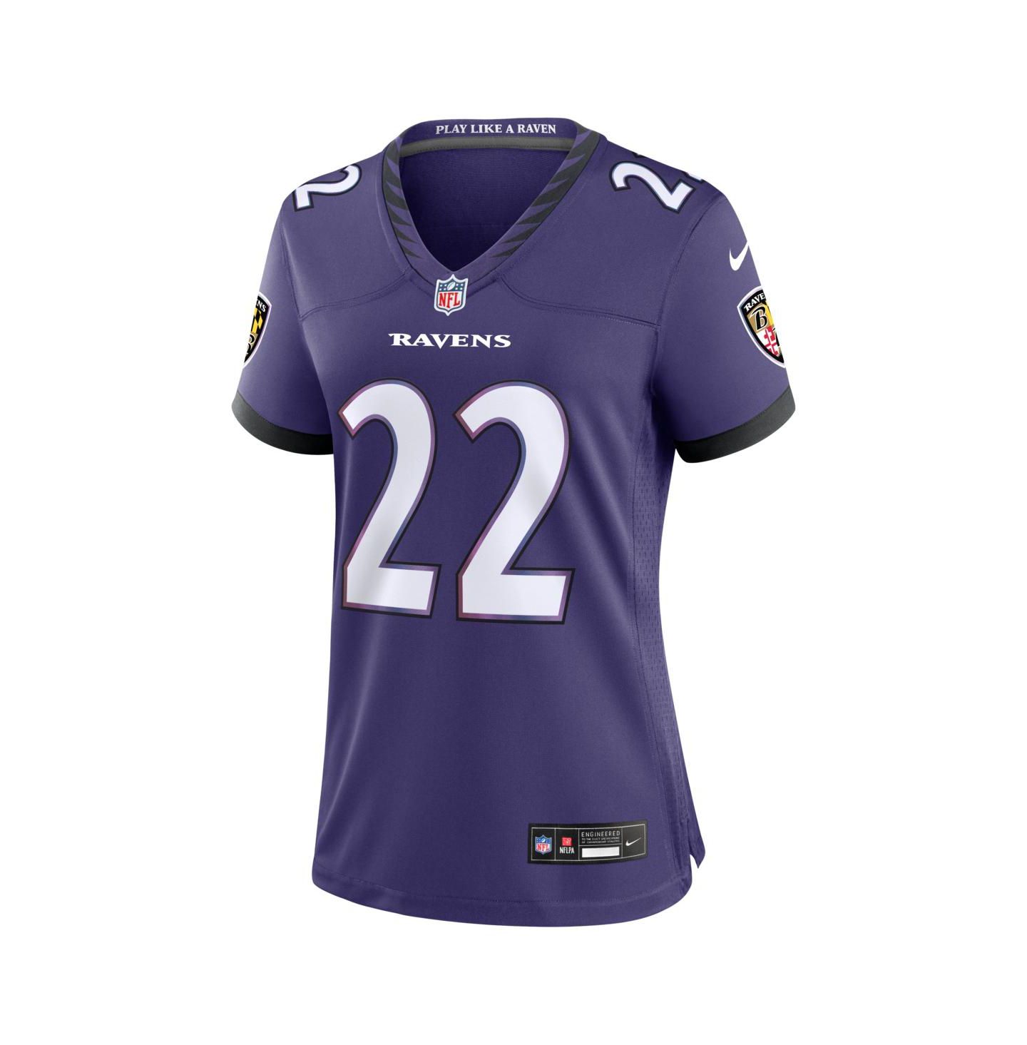 Женский топ Nike Derrick Henry Purple Baltimore Ravens Team Game Jersey — фото 2