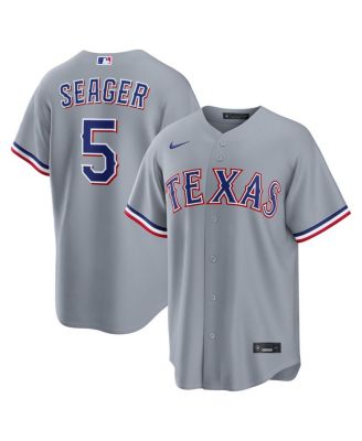 Men's Corey Seager Gray Texas Rangers Road Replica Jersey