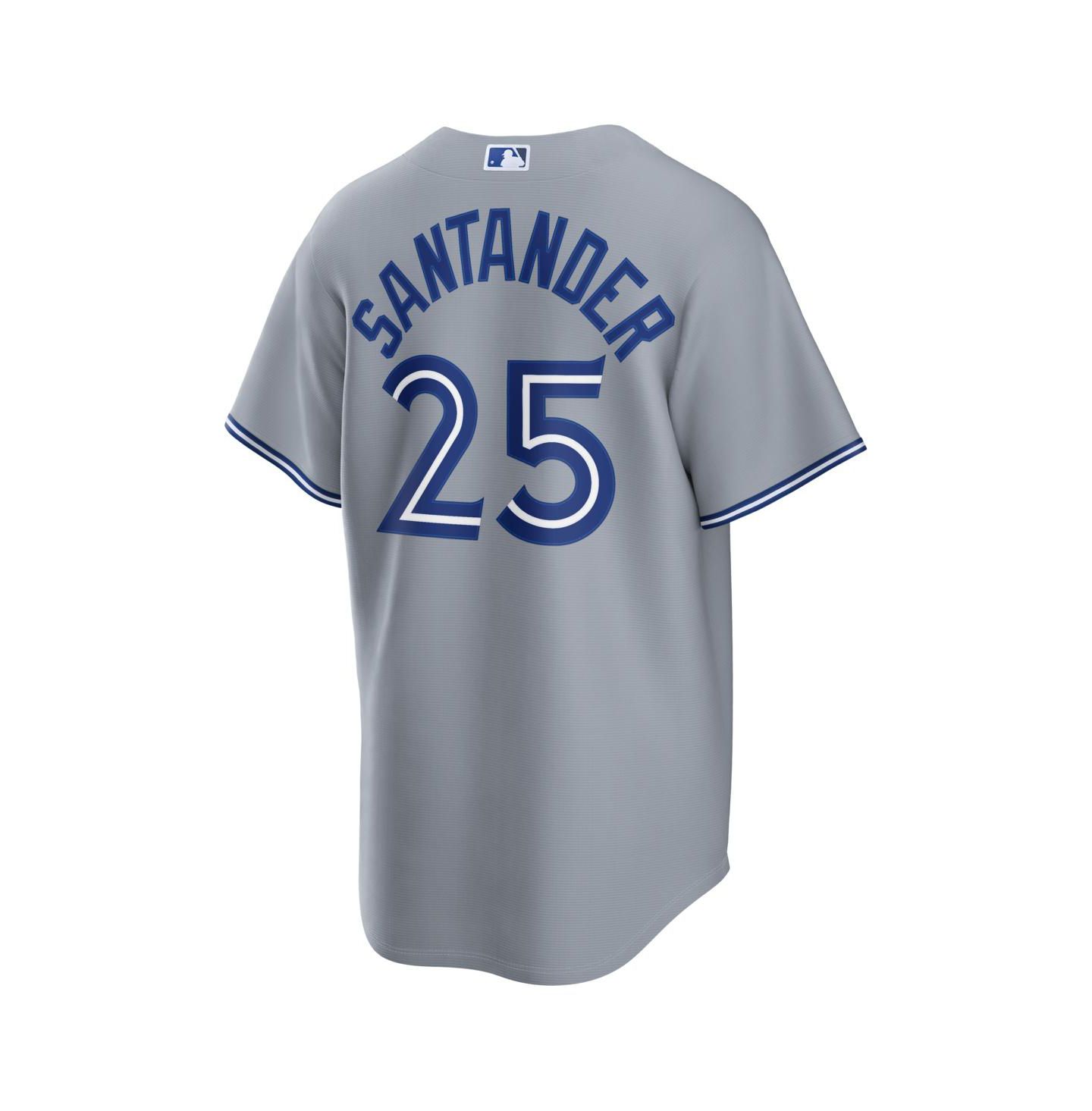 Мужской топ Nike Anthony Santander Gray Toronto Blue Jays Road Replica Jersey — фото 3