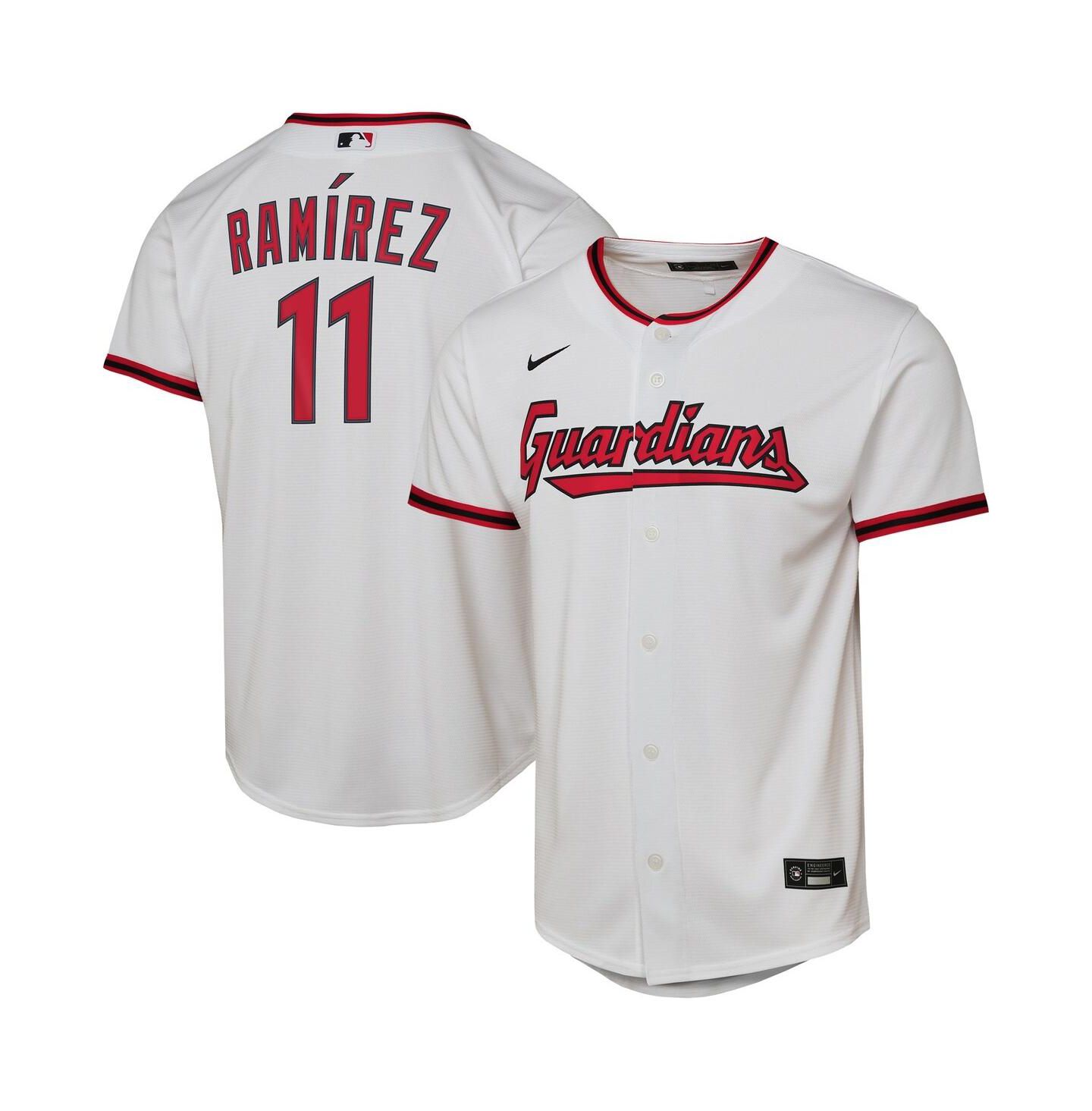 Детское джерси Nike José Ramírez Cleveland Guardians Home Replica Player, White — фото 1