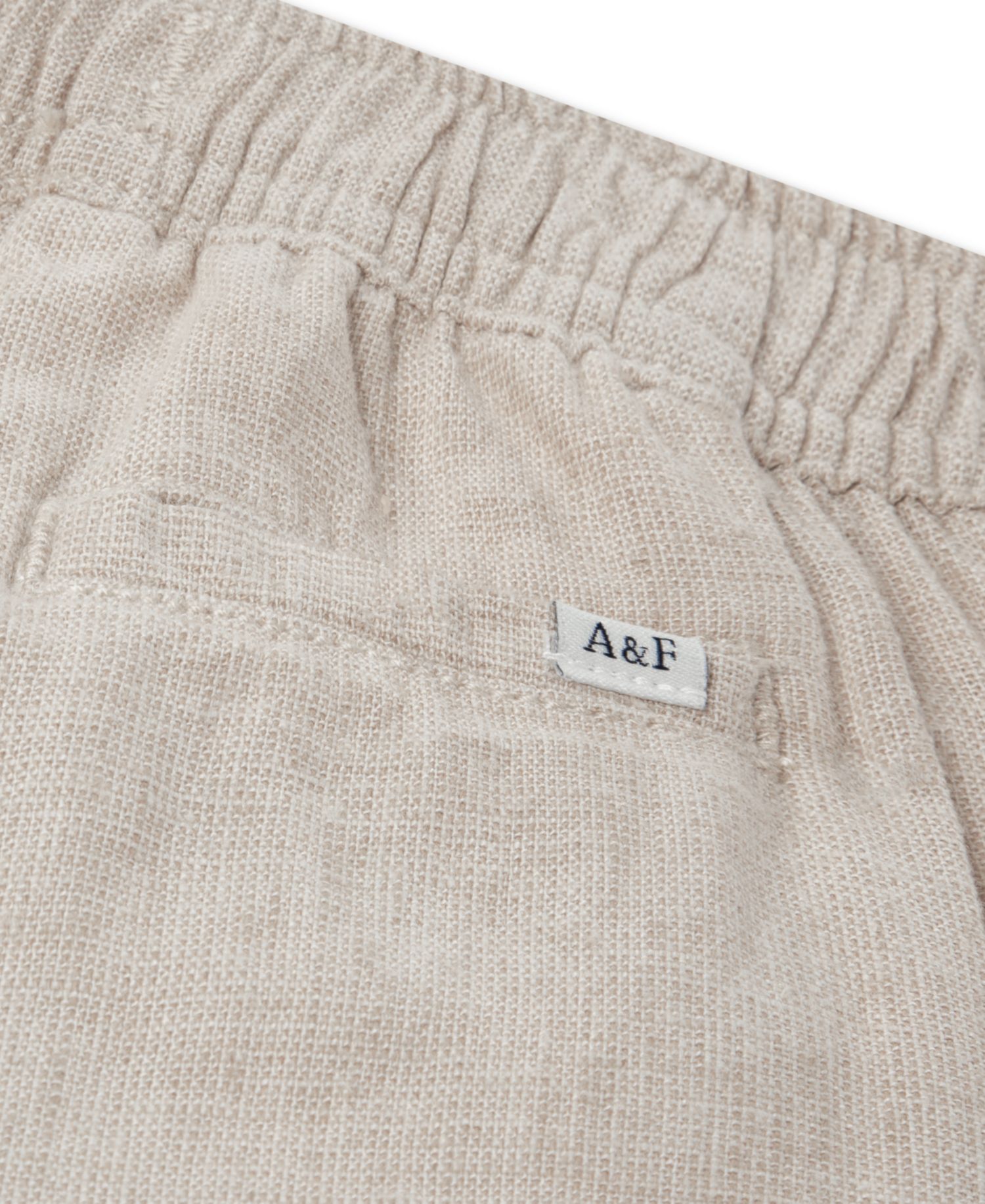 Baby Boys' Loose Linen Pull-On Pants