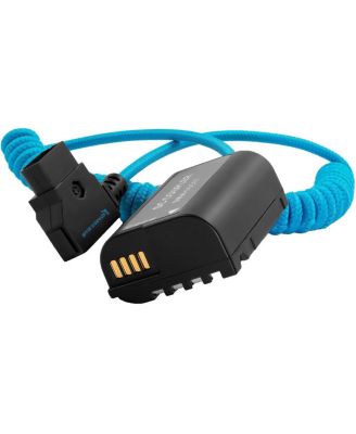 D-Tap to DMW-BLK22 Coiled Dummy Battery Cable for S5/GH5/GH6