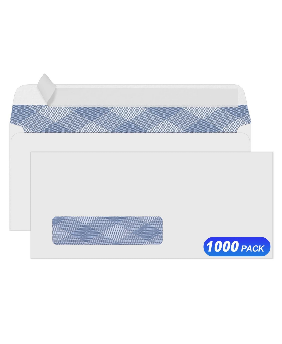 Gnuadz Single Window Security Envelopes for Invoices Checks