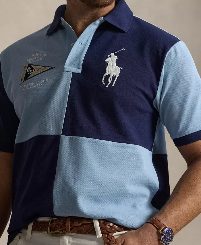 Men's Big & Tall Classic-Fit Mesh Polo Shirt - thumbnail 3
