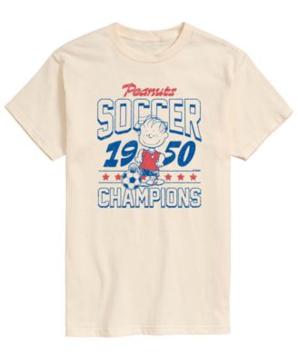 Men's Peanuts Linus Soccer Short-Sleeve Graphic T-Shirt