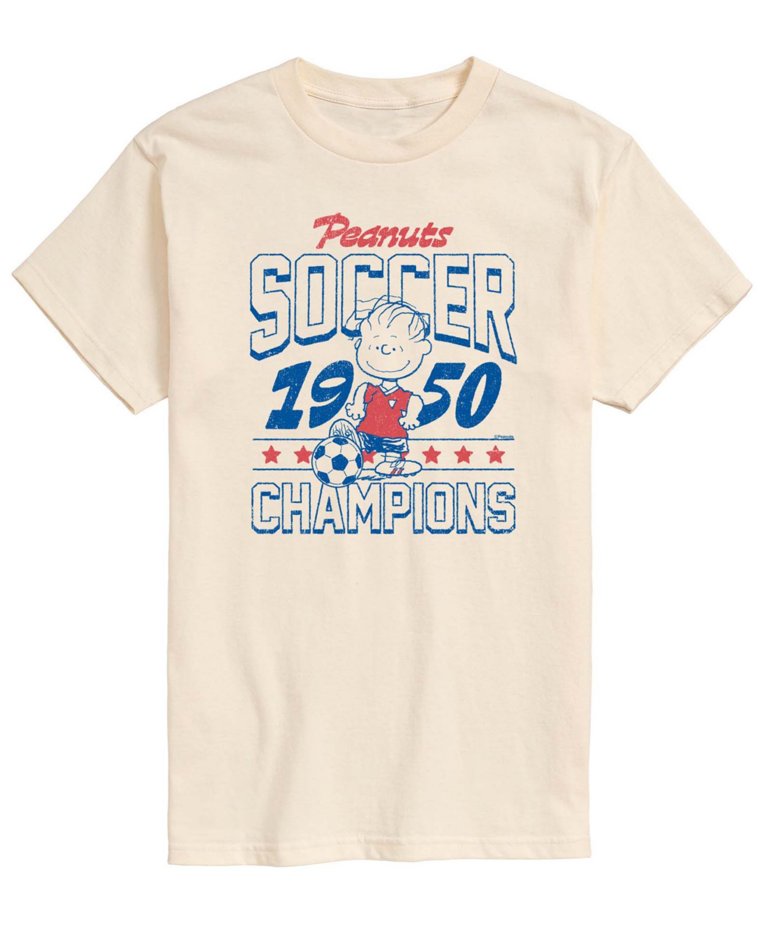 Men's Peanuts Linus Soccer Short-Sleeve Graphic T-Shirt
