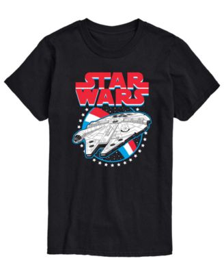 Men's Star Wars Millennium Falcon Americana Short-Sleeve Graphic T-Shirt
