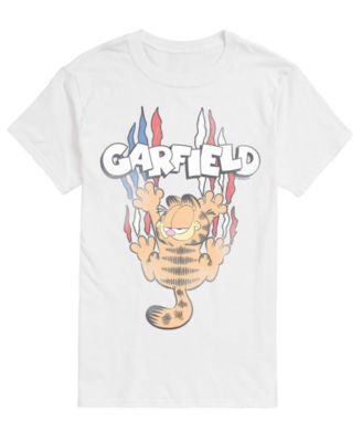 Men's Garfield Americana Tonal Washed Short-Sleeve Graphic T-Shirt