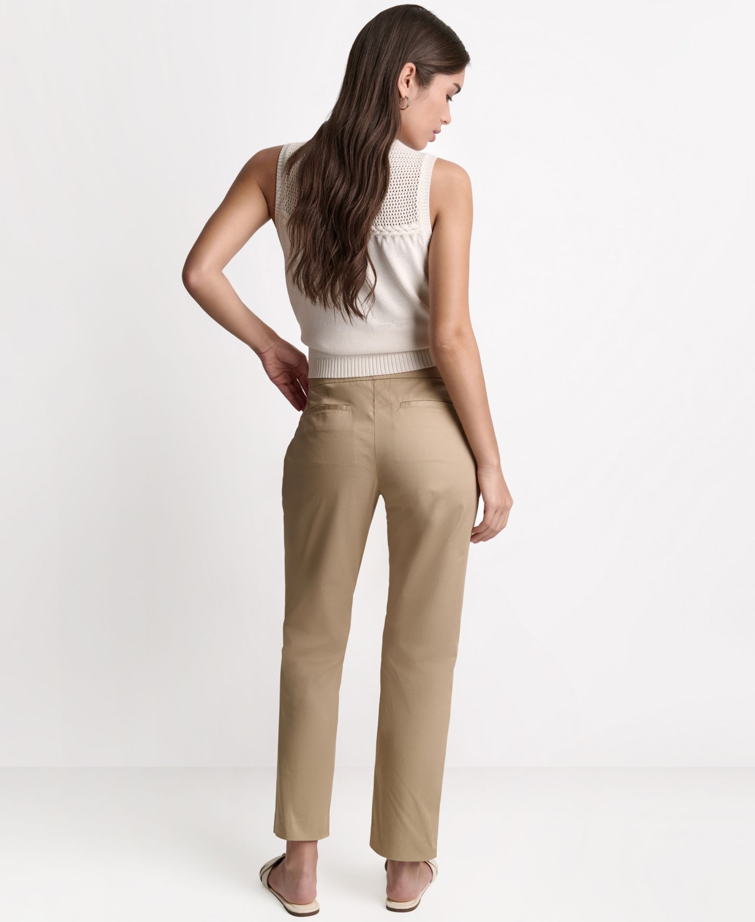 Women's Straight-Leg Mid-Rise Pants