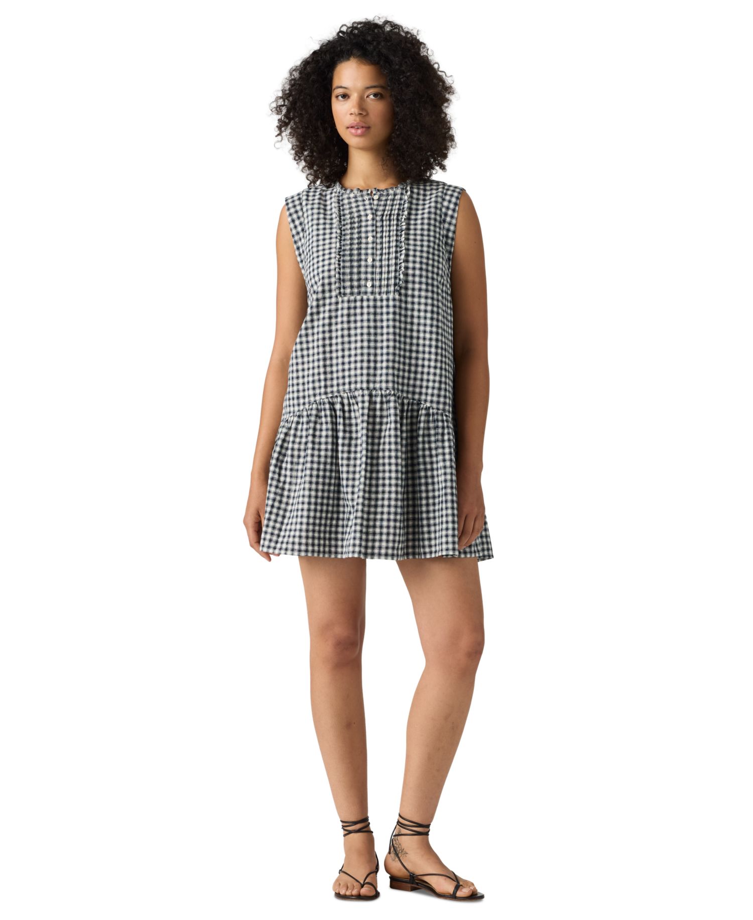 Premium Women's Linen-Blend Solara Sleeveless Dress