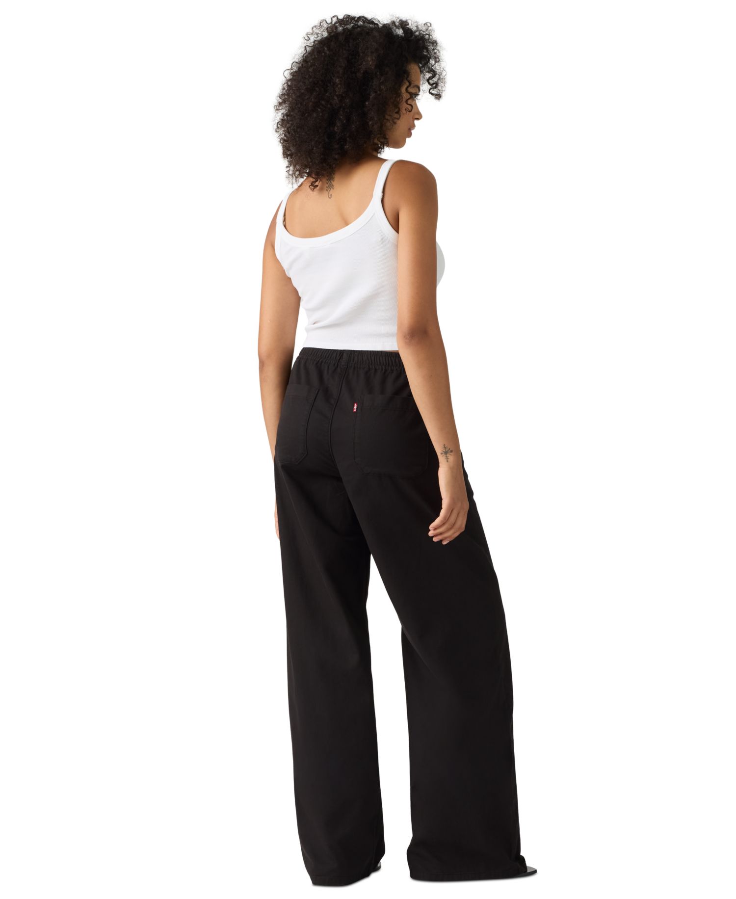 Plus Essential Wide-Leg Pants