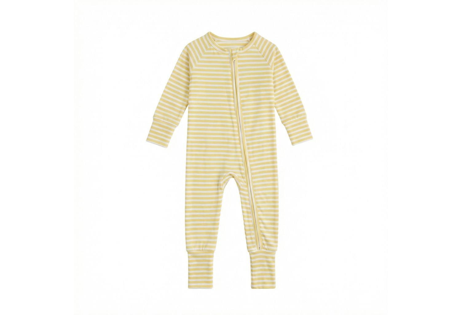 Baby Lemon Stripe Sleeper