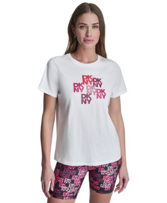 Women's Mixed Media Logo Crewneck T-Shirt
