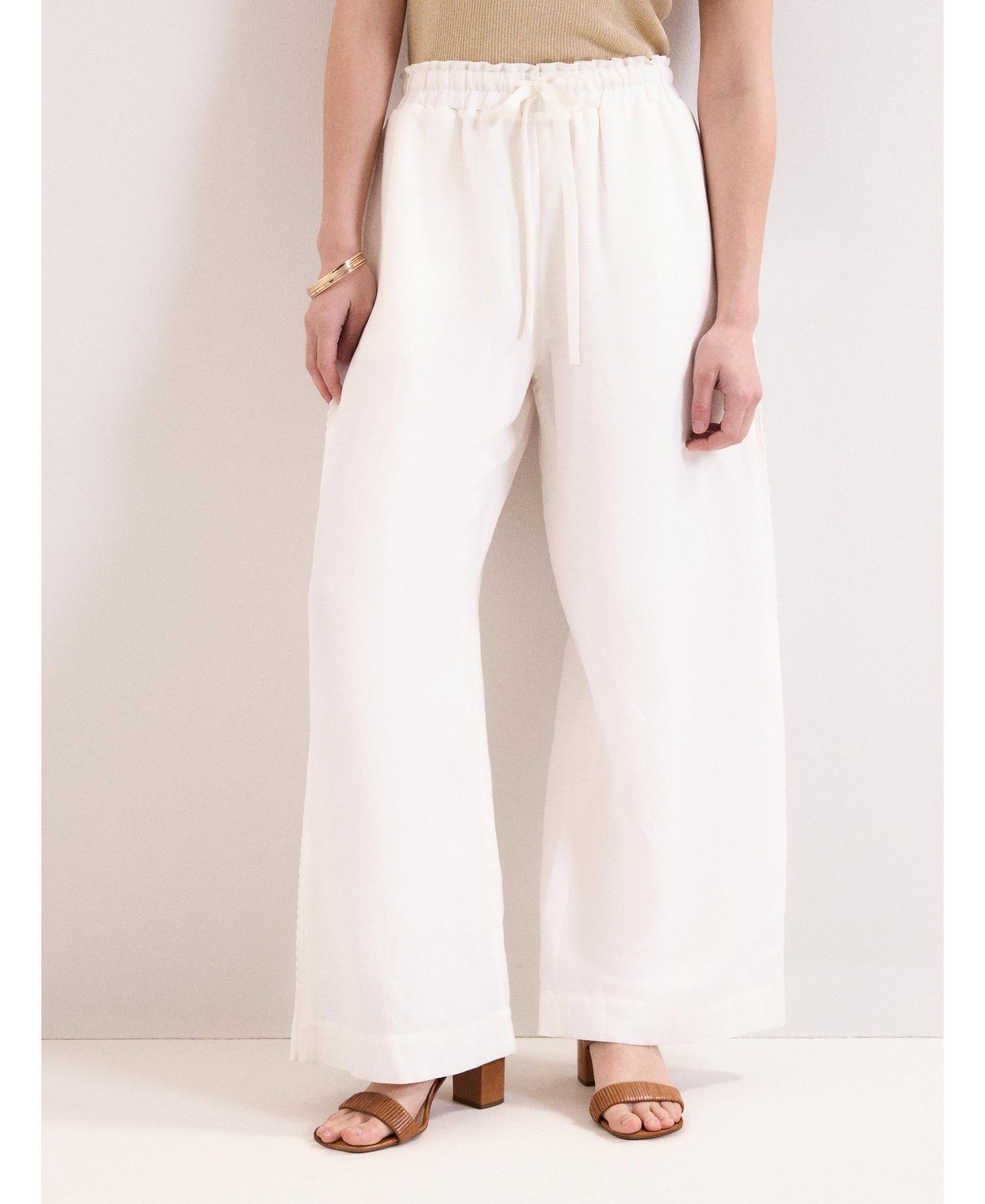 Women's Rowan Wide Leg Linen Trousers