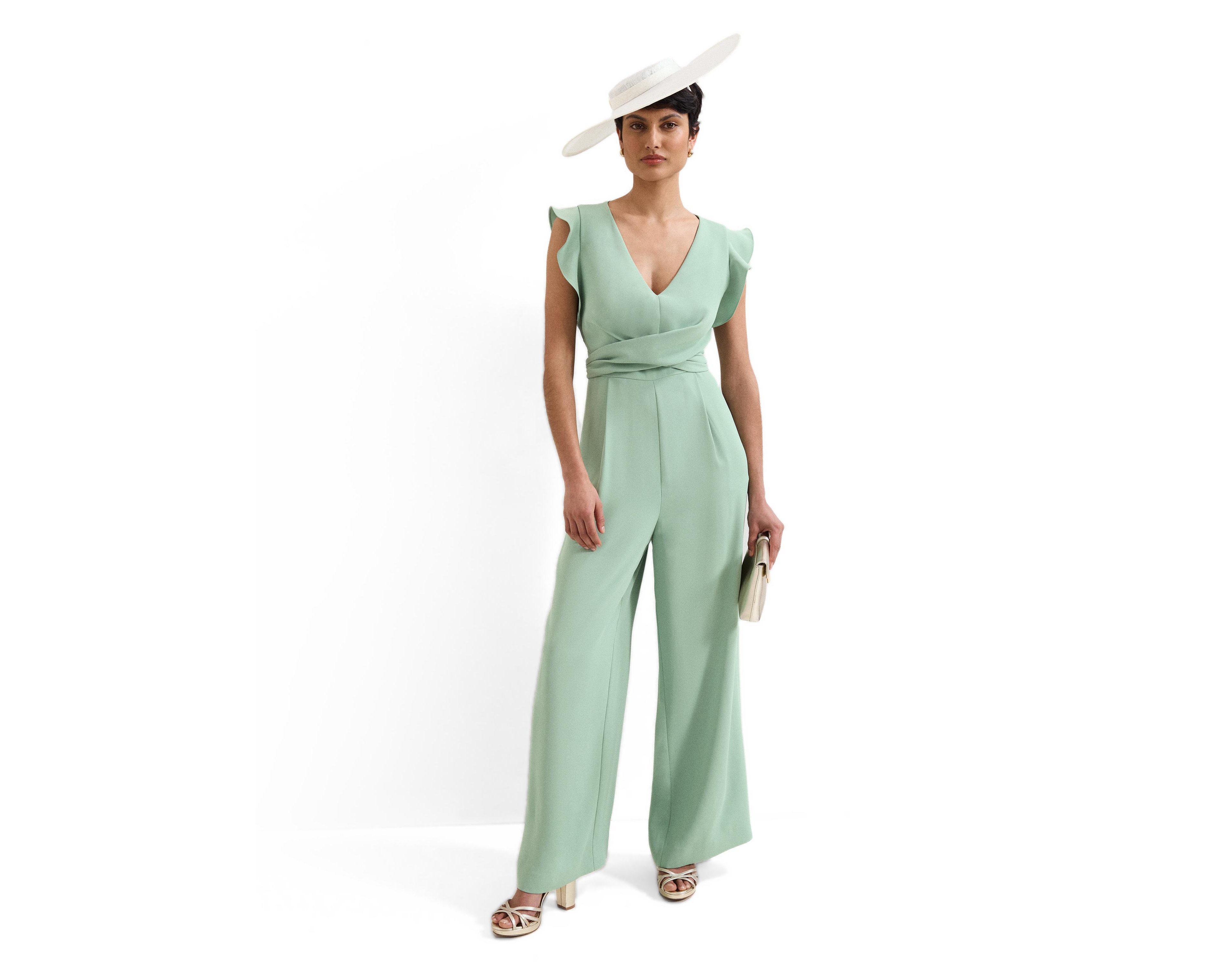 Phase Eight Women's Ayla V-Neck Wide Leg Jumpsuit