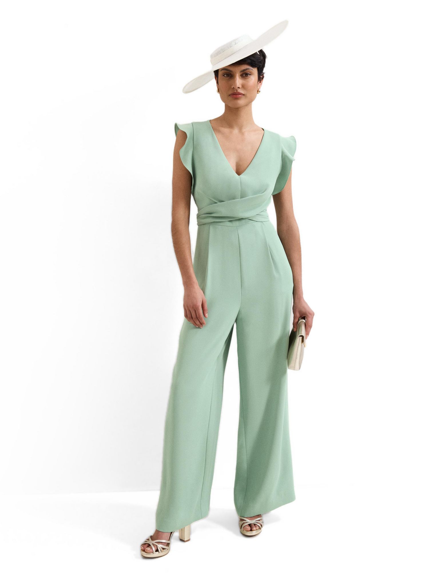 Women's Ayla V-Neck Wide Leg Jumpsuit