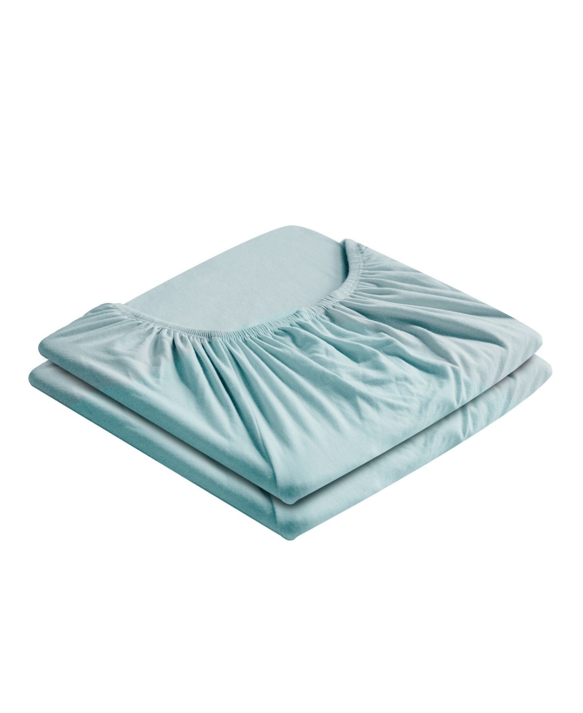 Southshore Fine Linens Vilano Premium Ultra Soft 21" Extra Deep Pocket 2-Pack Fitted Sheet, California King - Blue