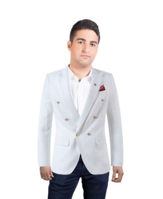 Men's Slim Fit Classic Waffle Weave Sport Coat