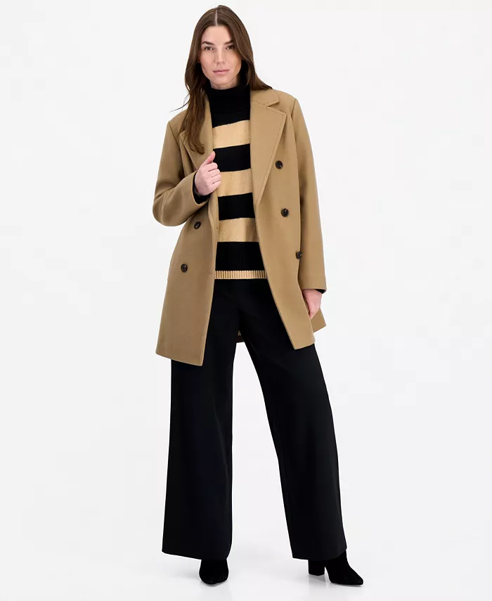 Women's Double-Breasted Pea Coat, Created for Macy's - thumbnail 7