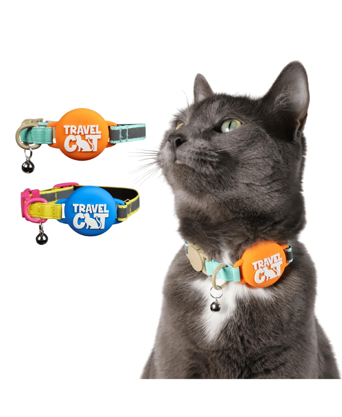 Travel Cat Breakaway AirTag Holder Collar