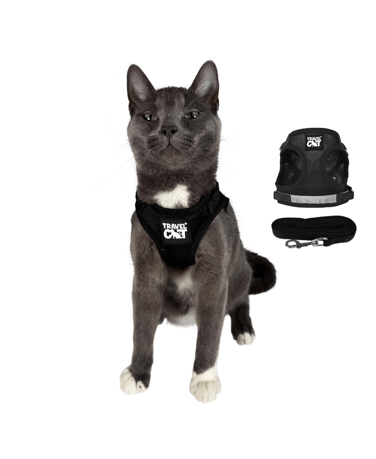 Travel Cat The True Adventurer Reflective Harness Leash Set