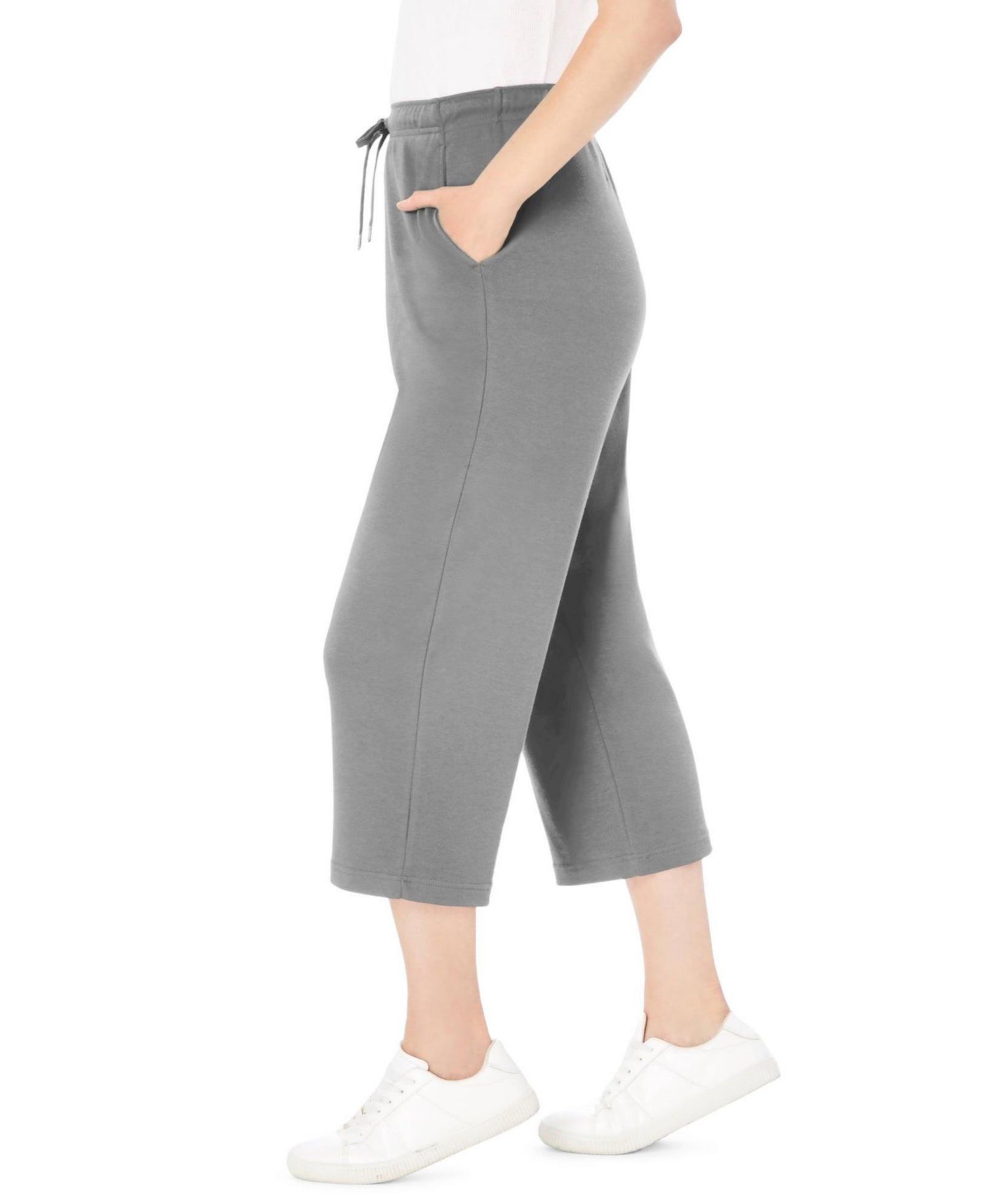 Women's Sport-Knit Pull-On Capri Pants
