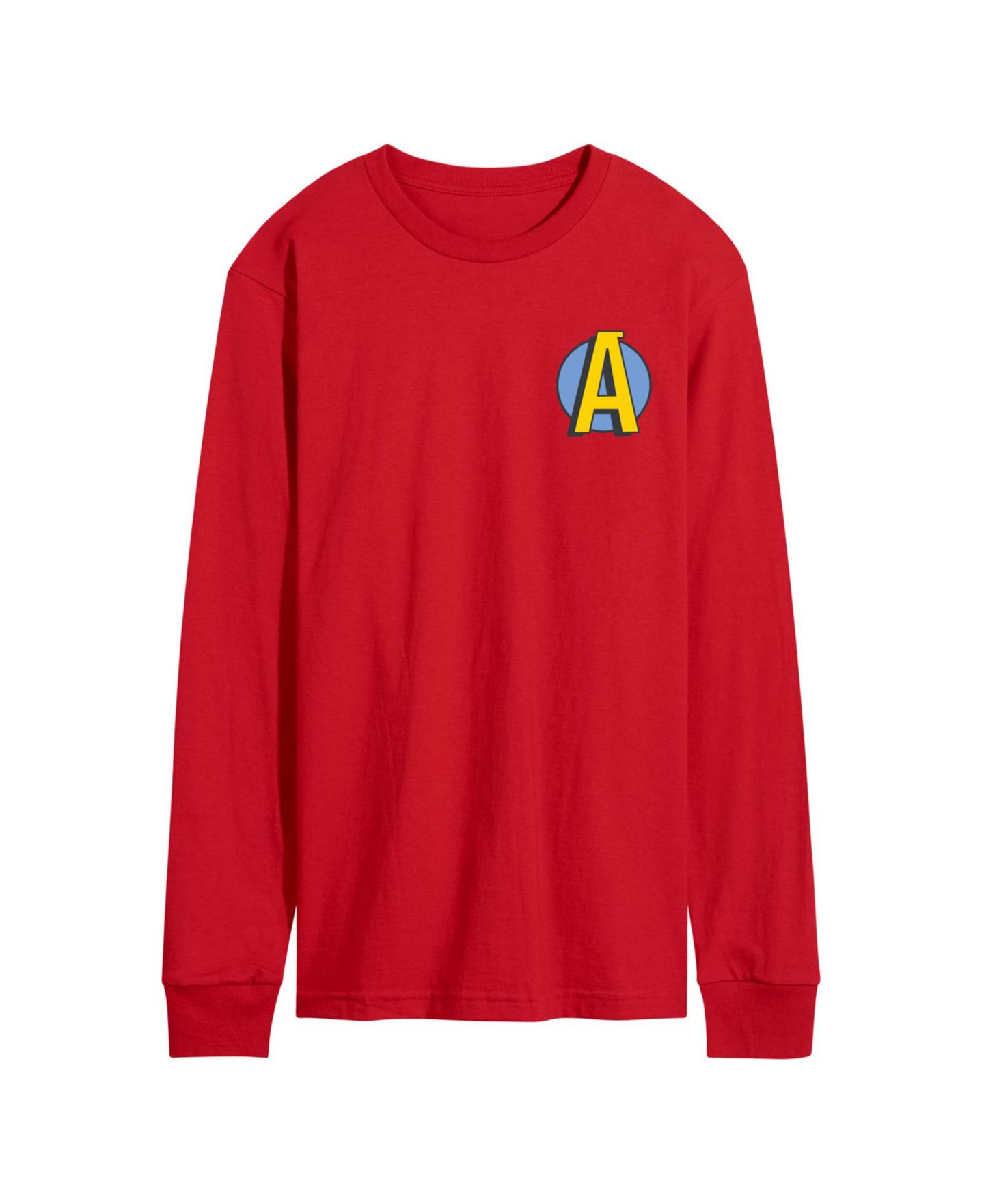 Мужская футболка AIRWAVES Avengers Sporty Long-Sleeve Graphic, цвет: Красный — фото 2