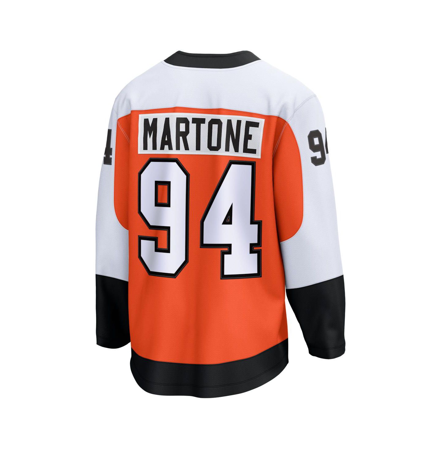 Мужской топ Fanatics Porter Martone Orange Philadelphia Flyers Breakaway Jersey — фото 3