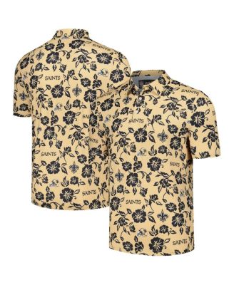 Men's Gold New Orleans Saints Pua Performance Polo Shirt