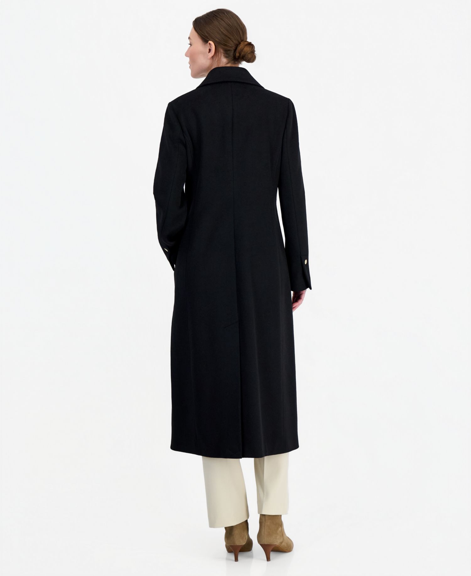 Women's Double-Breasted Maxi Coat