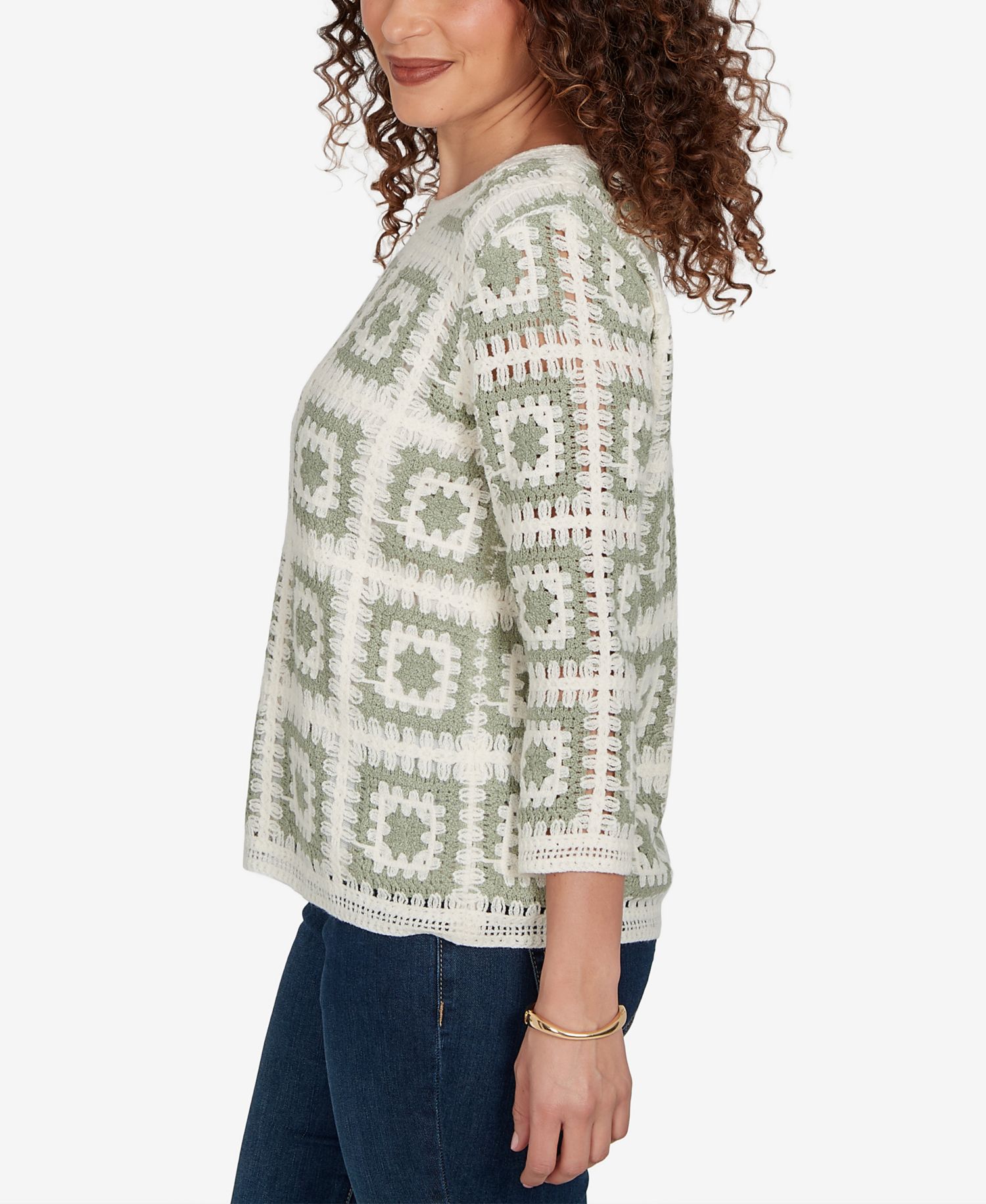 Petite Crochet Squares Top