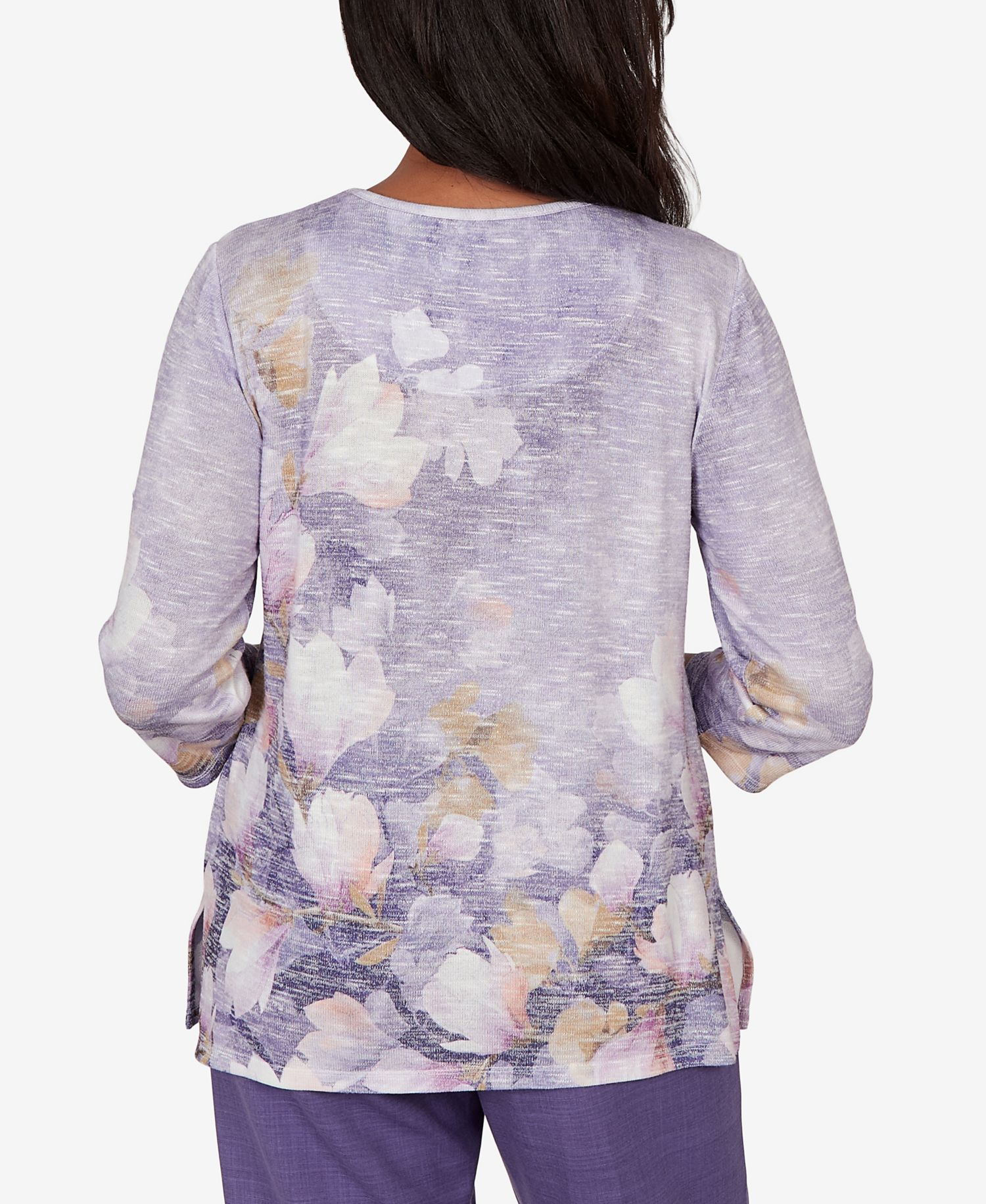 Petite Grand Bazaar Amethyst Floral Top