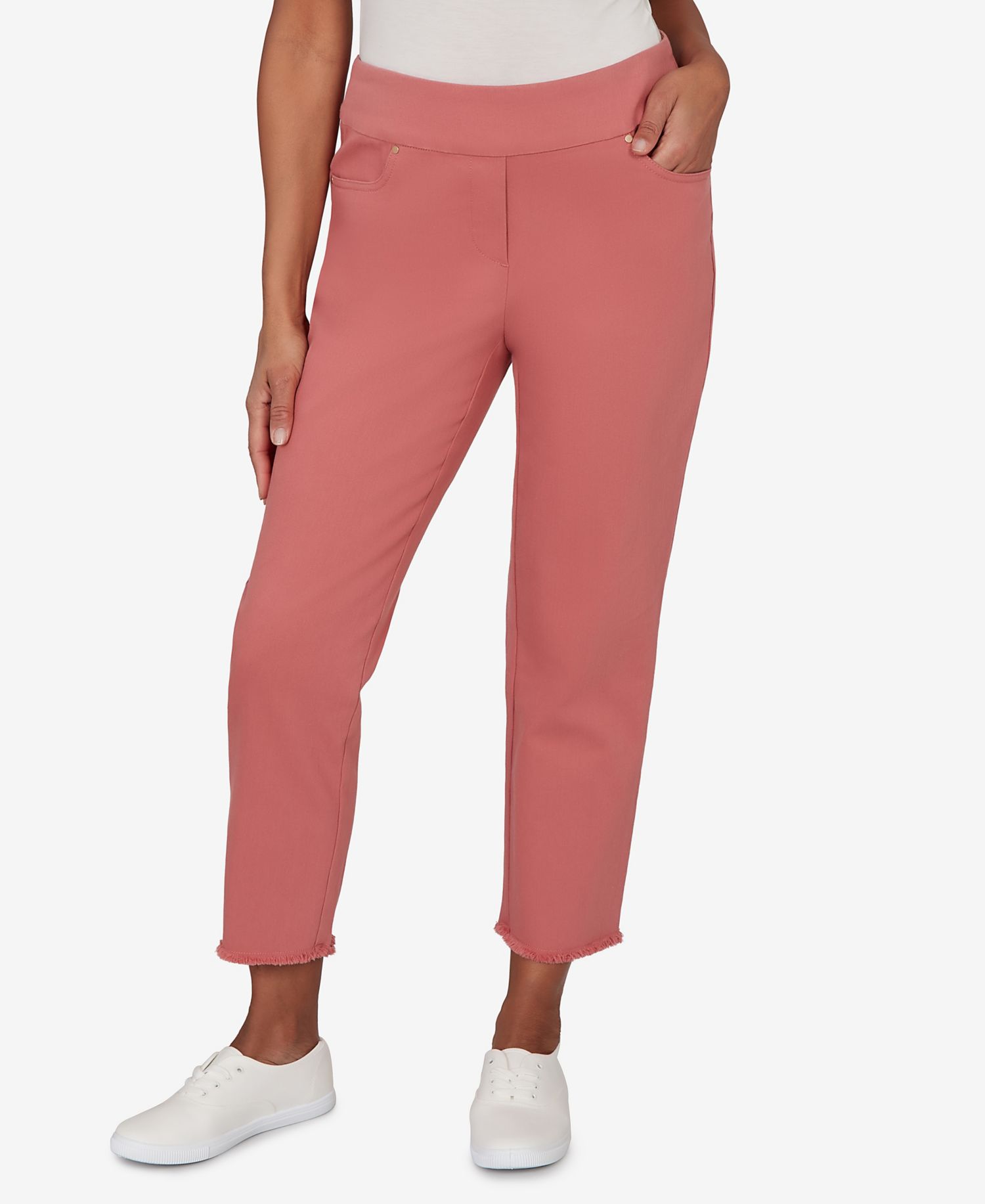 Petite Camden Market Rosewood Super Stretch Ankle Pants