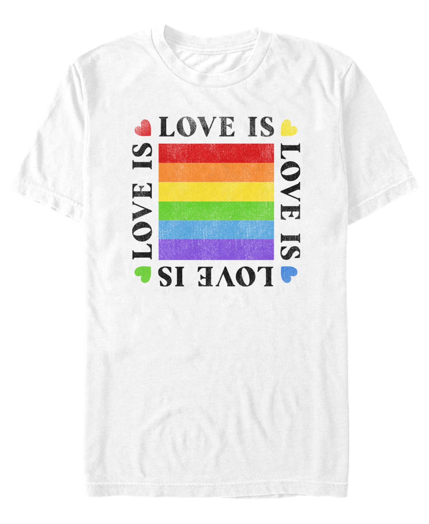 Men's Love Is Pride Short-Sleeve T-Shirt