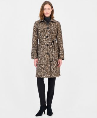 MICHAEL Women's Single-Breasted Trench Coat