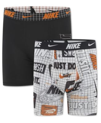 Boys' 8-20 Printed Long Boxer Briefs, 2-Pack