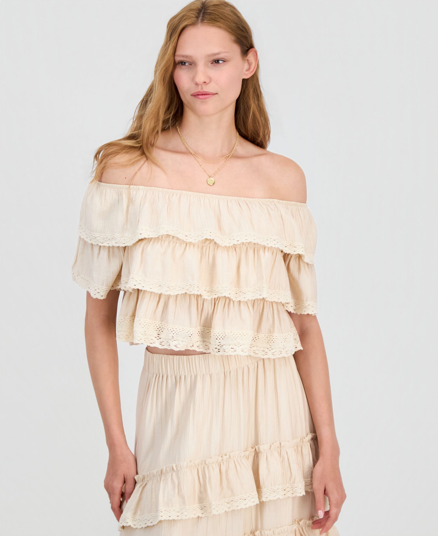Women's Ruffled Tiered Top