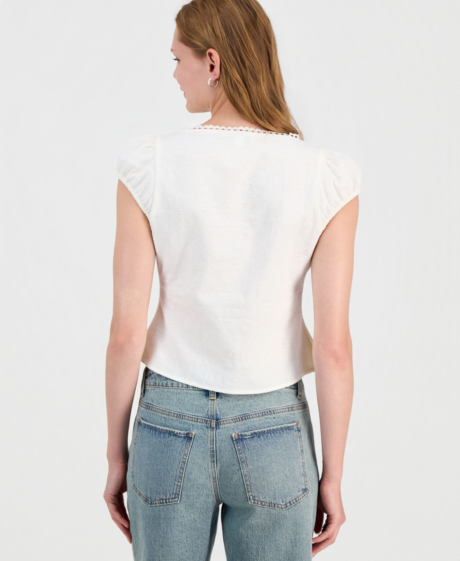Women's Femme Cap-Sleeve Blouse