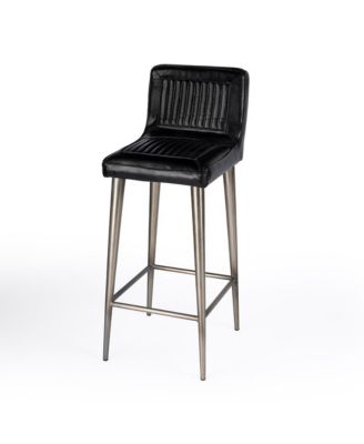 Maxwell Leather 32.5" Bar Stool
