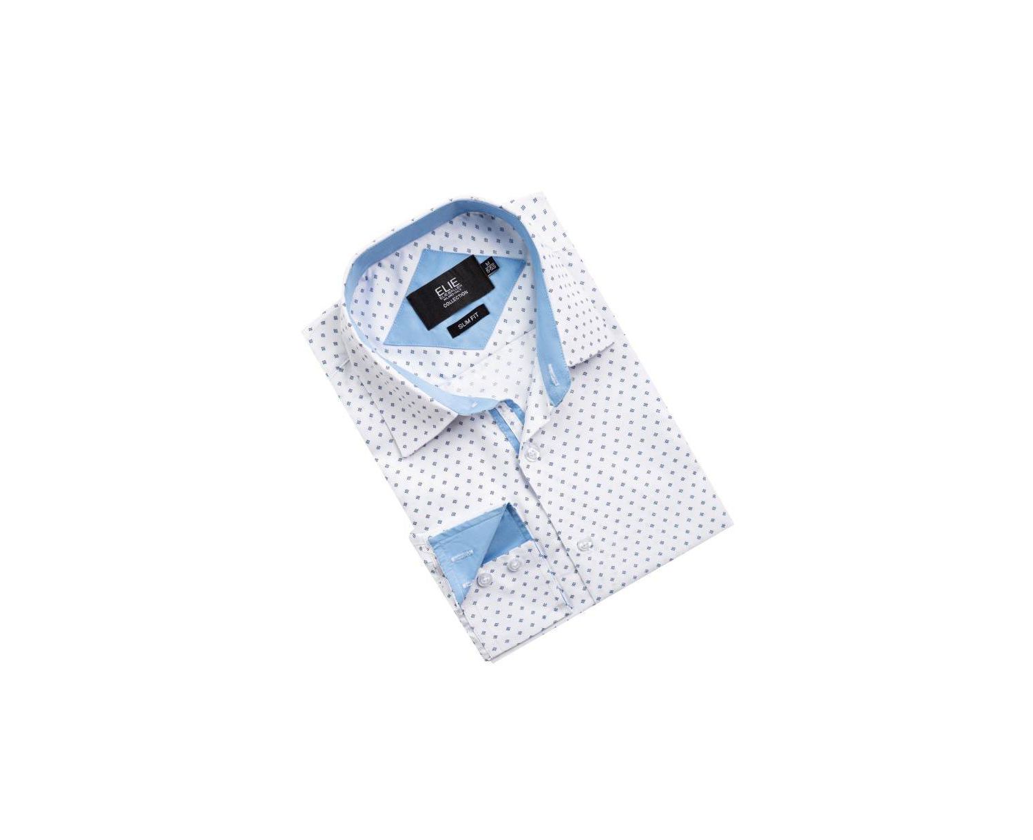 Men's Slim Fit Modern Ditsy Print Shirt